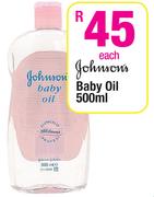 Johnsons Baby Oil-500ml