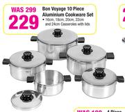 Bon Voyage 10 Piece Aluminium Cookware Set