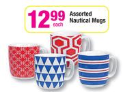 Assorted Nautical Mugs-Each