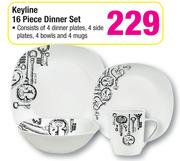 Keyline 16 Piece Dinner Set