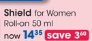 Shield For Women Roll-On-50ml