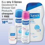 Sanex Deodorant & Shower Gel Products-Each