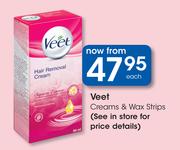 Veet Creams & Wax Strips-Each