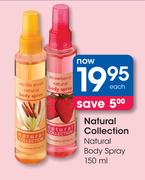 Natural Collection Natural Body Spray-150ml-Each