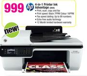 HP 4-In-1 Printer Ink Advantage 2645