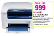 Xerox 3-In-1 Multi-Function Printer WC3045B