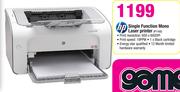 HP Single Function Mono Laser Printer P1102