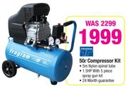 Tradeair 50ltr Compressor Kit