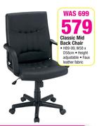 Classic Mid Back Chair