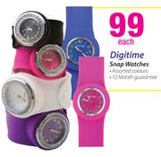 Digitime Snap Watches Each