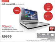 Lenovo AMD Ideapad 500 With Windows 10