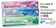 Clicks Toothpastes-Each
