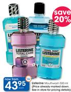 Listerine Mouthwash-500ml Each