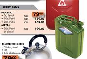 Jerry Cans Metal-20L Petrol Or Diesel