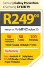 Samsung Galaxy Pocket Neo + Samsung 32" LED TV-On MTN Choice 50