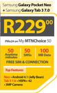 Samsung Galaxy Pocket Neo + Samsung Galaxy Tab3 7.0-On MTN Choice 50