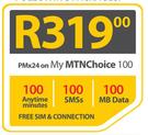 Samsung Galaxy Pocket Neo + Samsung 32" LED TV-On MTN Choice 100