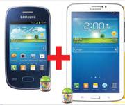 Samsung Galaxy Pocket Neo + Samsung Galaxy Tab3 7.0-On MTN Choice 200