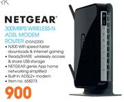 Netgear 300MBPS Wireless-NADSL Modem Router DGN2200
