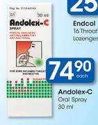 Andolex-C Oral Spray-30ml