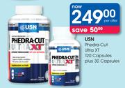 USN Phedra-Cut Ultra XT 120 Capsules plus 30 Capsules-Per Offer