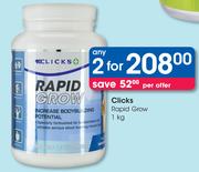 Clicks Rapid Grow-2 x 1kg