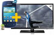 Samsung Galaxy Pocket Neo(S5310) Smartphone+Samsung 32" LED TV-On MTN Any Time 100