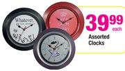 Assorted Clocks-Each
