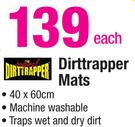 Dirttrapper Mats-40 x 60cm Each