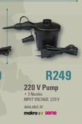 Camp Master 220V Pump 3 Nozzles