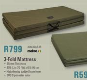 Camp Master 3-Fold Mattress 195(L)X70(W)X6.5(H)cm