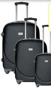 Tosca 55cm ABS Black Orbit Trolley Case-Each