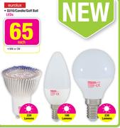 Eurolux GU10/Candle/Golf Ball LEDs Each
