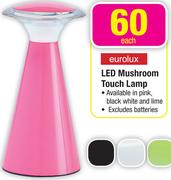 Eurolux LED Mushroom Touch Lamp