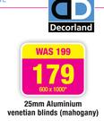Decorland 25mm Aluminium Venetian Blinds(Mahogany)-600x1000mm