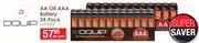 Dquip AA Or AAA Battery 24 Pack-Per Pack