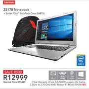 Lenovo Z5170 Notebook+ Soviet 15.6" BackPack Case