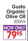 Gusto Organic Olive Oil-500ml