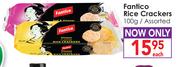Fantico Rice Crackers Assorted-100g Each