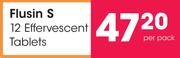 Flusin S 12 Effervescent Tablets-Per Pack
