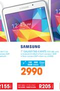 Samsung 7" Galaxy Tab 4 White T231-88L-Wht-On MyGig 1