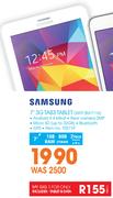 Samsung 7" 3G Tab3 Tablet WHT SM-T115-On MyGig 1