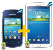 Samsung Galaxy Pocket Neo(S5310)SmartPhone+Galaxy Tab 3 7.0'(T211)-On MTN AnyTime 100