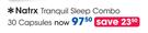 Natrx Tranquil Sleep Combo-30 Capsules