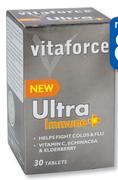 Vitaforce Ultra Immune 30 Tablets-per Pack