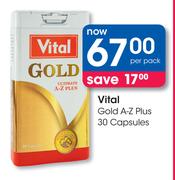 Vital Gold A-Z Plus 30 Capsules-Per Pack