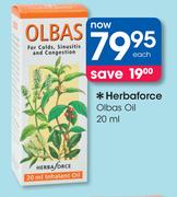 Herbaforce Olbas Oil-20ml Each