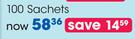 Hulett's Equisweet With Sucralose 100 Sachets-Per Pack
