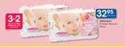 Johnson's 80 Baby Skincare Wipes-Per Pack