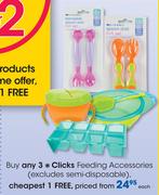 Clicks Feeding Accessories(Excludes Semi Disposable)-Each